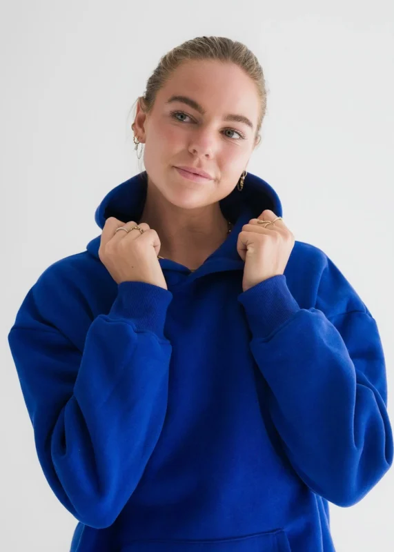 Hawaii Hibiscus Pink Palm Puff Hoodie