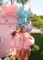 pink palm puff pajamas